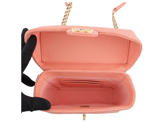 Borsa Chanel Matelassé Rosa Salmone - vista 5