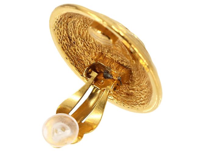 Chanel Coco Mark Gold Clip-Ohrringe - Ansicht 4