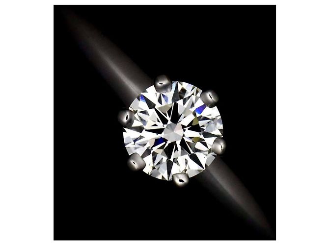 Autre Marque Tiffany & Co. Platin Solitärring - Ansicht 6