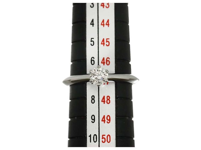 Autre Marque Tiffany & Co. Platin Solitärring - Ansicht 7