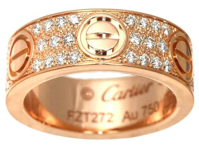 Cartier Love Ring in 18K Pink Gold - view 2