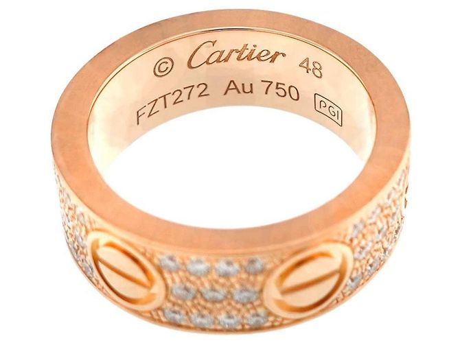 Cartier Love Ring in 18K Pink Gold - view 3