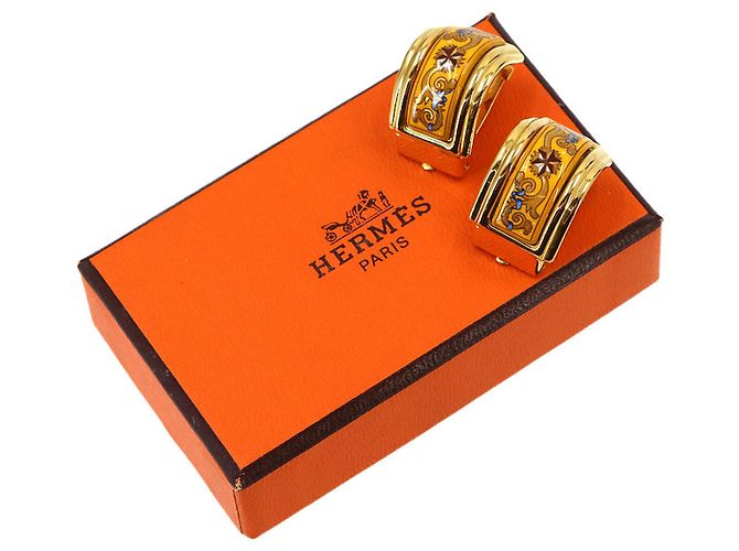Hermès Hermes Email Clip-Ohrringe - Ansicht 2