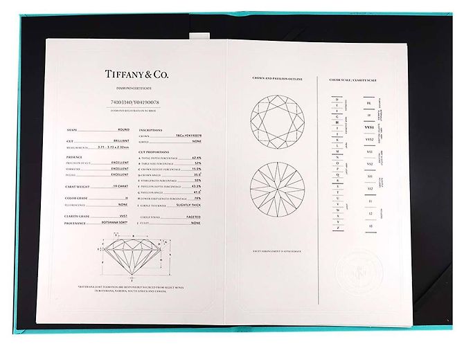 Autre Marque Collana Tiffany & Co. Soleste in diamanti e oro rosa - vista 7