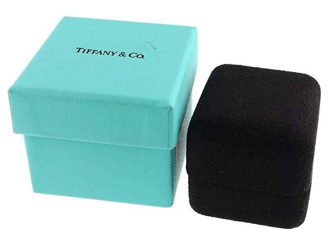 Autre Marque Anello fede Tiffany & Co. in oro bianco 18K con diamanti - vista 8