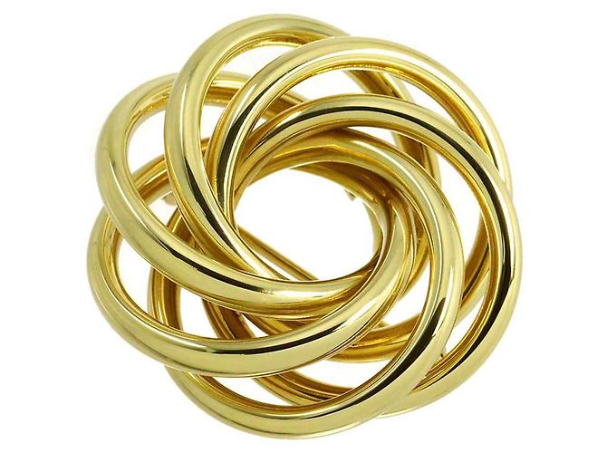 Autre Marque Spilla Tiffany & Co. in oro giallo 14K - vista 2