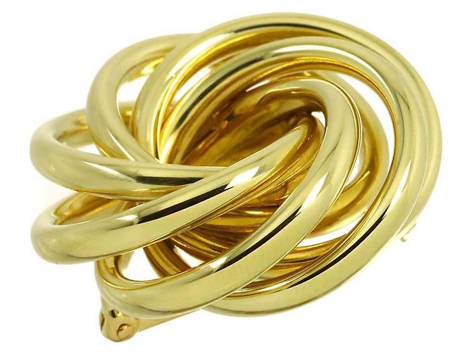 Autre Marque Spilla Tiffany & Co. in oro giallo 14K - vista 3