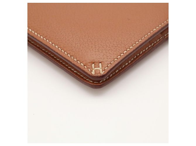 Hermès Portafoglio compatto bi-fold Hermes H Sellier - vista 4