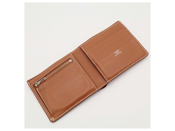 Hermès Portafoglio compatto bi-fold Hermes H Sellier - vista 5