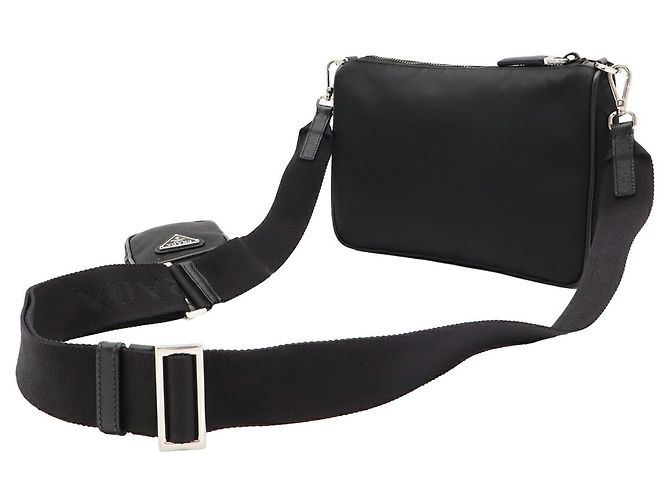 Bolsa de ombro triângulo PRADA Re-Nylon - vista 3