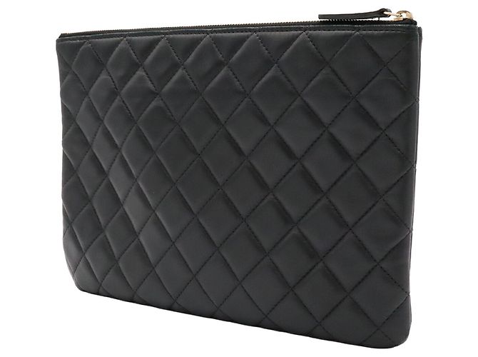 Borsa a pochette Chanel Matelassé Coco Mark - vista 3