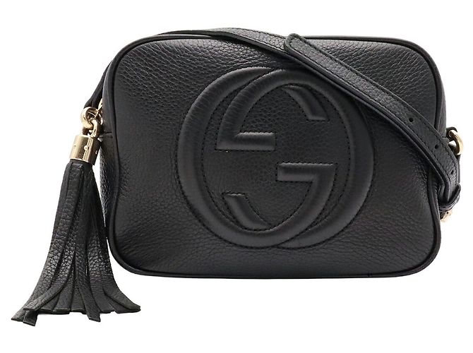 Borsa a tracolla Gucci Soho Small Disco con nappina - vista 2