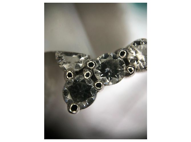 Colar de Coração de Diamantes Tiffany & Co. Platina - vista 11