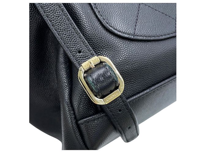 Chanel Matelassé Black Rucksack - Ansicht 14