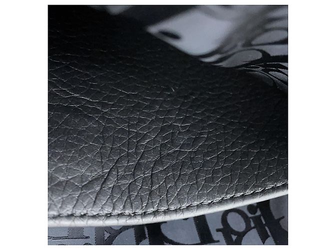 Borsa a tracolla Christian Dior in pelle nera - vista 10