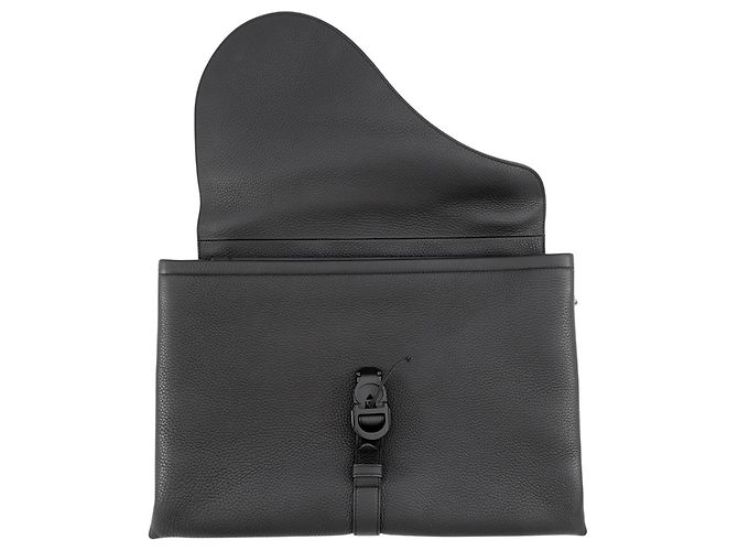 Borsa a tracolla Christian Dior in pelle nera - vista 5