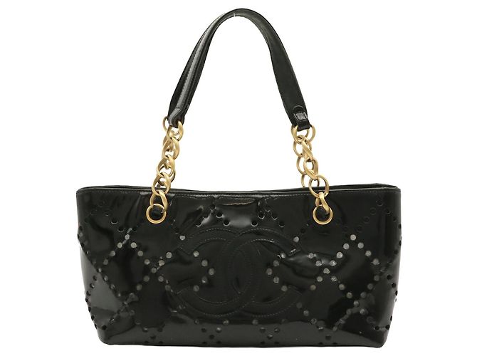 Chanel Coco Mark Perforierte Chain Tote Bag - Ansicht 2