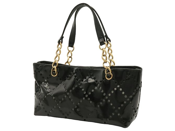 Chanel Coco Mark Perforierte Chain Tote Bag - Ansicht 3