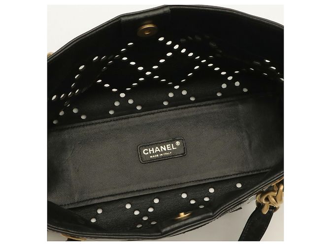 Chanel Coco Mark Perforierte Chain Tote Bag - Ansicht 8