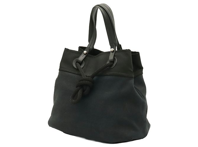 Borsa Tote con Coulisse Chanel Coco Mark - vista 3