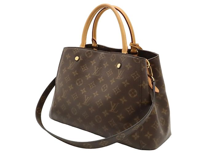 mala Louis Vuitton Monogram Montaigne MM - vista 3