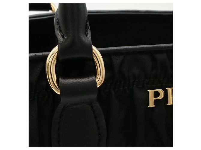 Bolsa de mão/Bolsa de ombro Prada em nylon e couro - vista 7