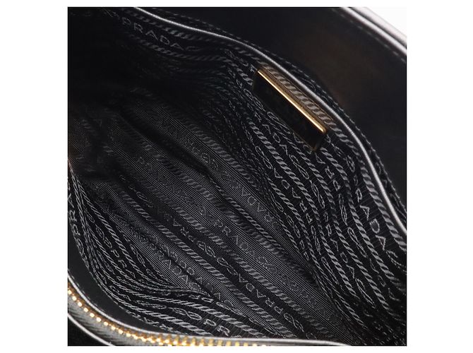 Bolsa de mão/Bolsa de ombro Prada em nylon e couro - vista 8