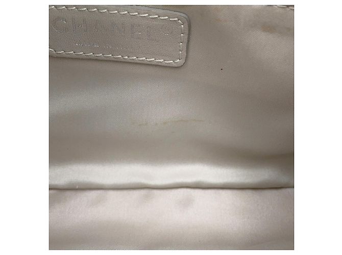 Borsa a tracolla Chanel con catena argentata - vista 13
