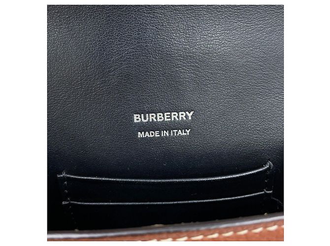 Borsa a tracolla Burberry Robin TB Leather - vista 17