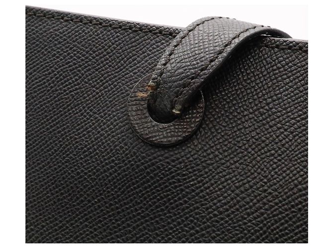 Borsa Tote/Spalla Chanel in pelle di vitello martellata nera - vista 6