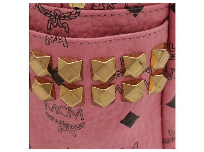 MCM Stark Visetos Studded Backpack - view 5