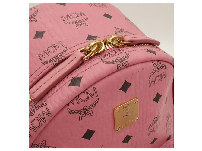 MCM Stark Visetos Studded Backpack - view 8