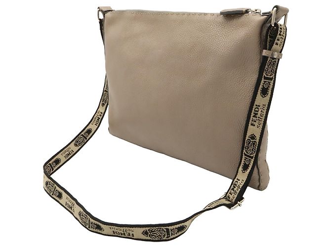 Bolso de hombro Fendi Selleria de piel - vue 3
