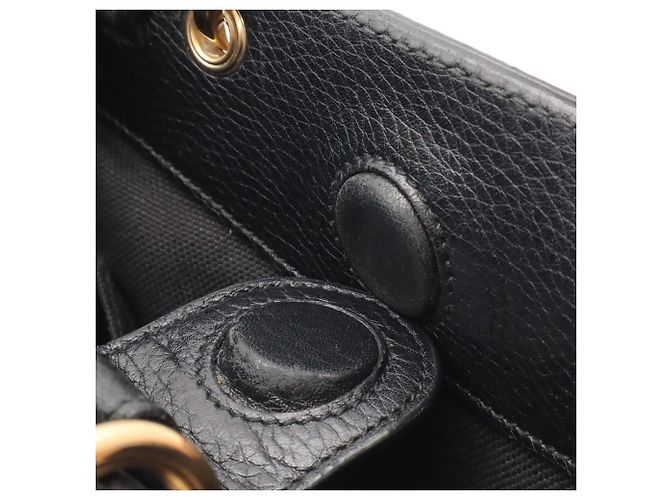 Borsa a mano Gucci Bamboo Mini Shopper - vista 8