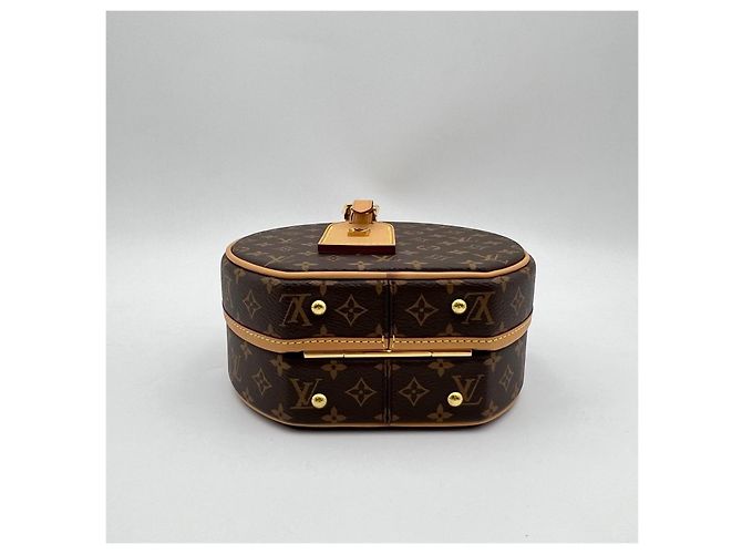 Borsa a mano Louis Vuitton Monogram Vanity Round - vista 5