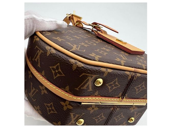 Borsa a mano Louis Vuitton Monogram Vanity Round - vista 6