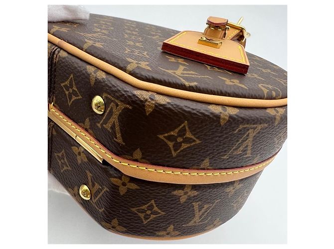 Borsa a mano Louis Vuitton Monogram Vanity Round - vista 7