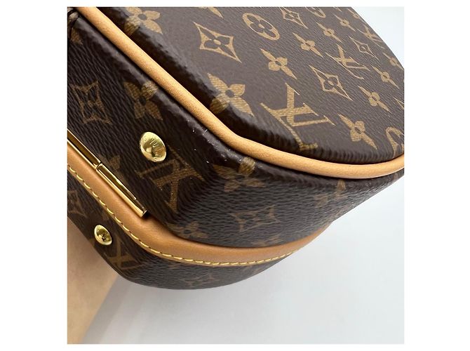 Borsa a mano Louis Vuitton Monogram Vanity Round - vista 9