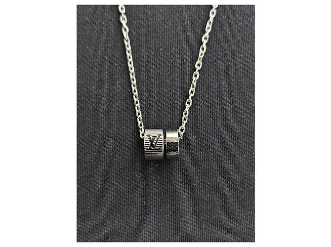 Collana con pendente Louis Vuitton Damier Rings - vista 2