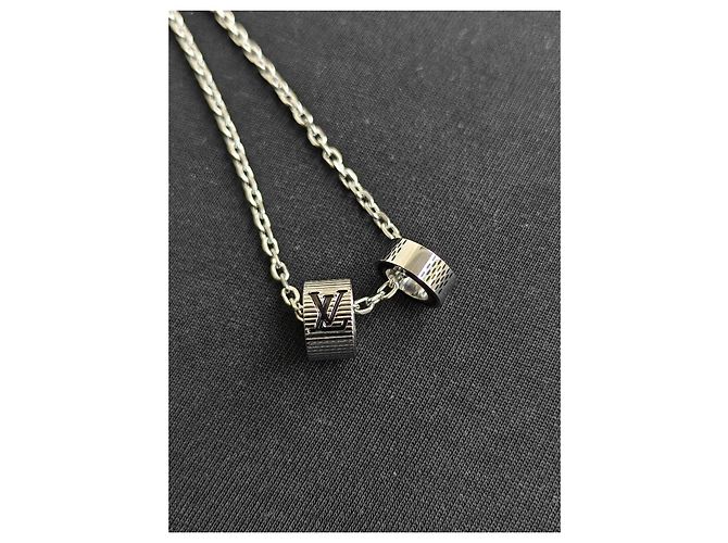 Collana con pendente Louis Vuitton Damier Rings - vista 4