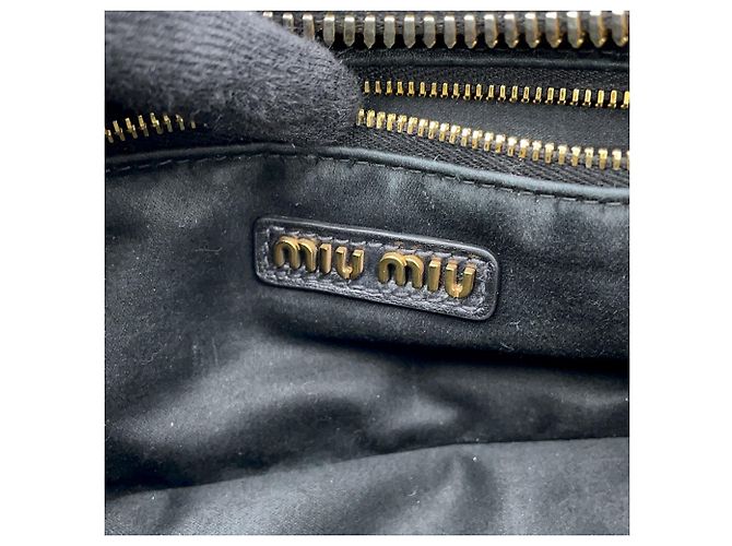 Borsa a mano Miu Miu Arcadi in pelle matelassé - vista 16