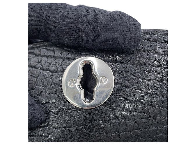 Borsa a tracolla Burberry in pelle nera - vista 10