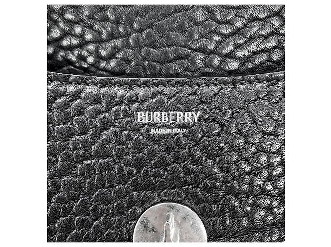 Borsa a tracolla Burberry in pelle nera - vista 14