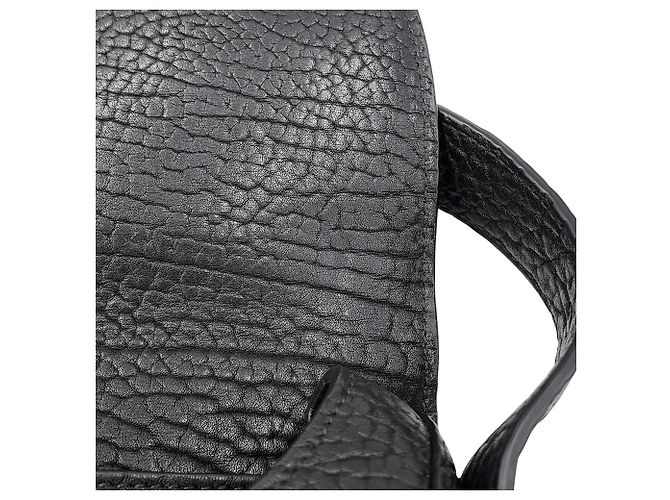 Borsa a tracolla Burberry in pelle nera - vista 9