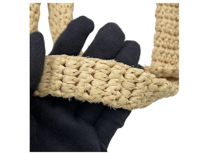 Bolso Tote Prada de rafia crochet - vista 9