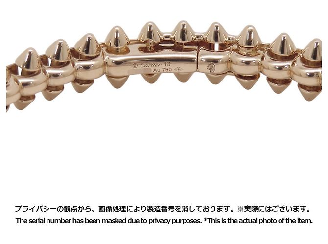 Bracciale con charm Cartier in oro rosa 18K - vista 8