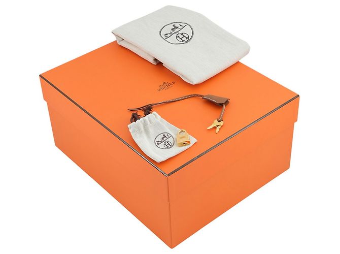 Hermès Borsa Hermes Birkin 30 Gold Togo - vista 17