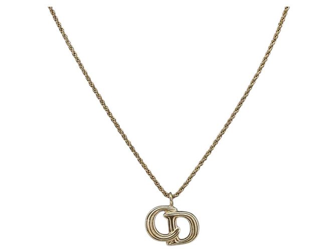 Pendente Christian Dior CD in metallo - vista 3