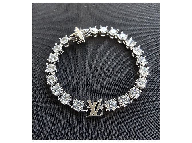 Bracciale Tennis Louis Vuitton LV Crystal - vista 5