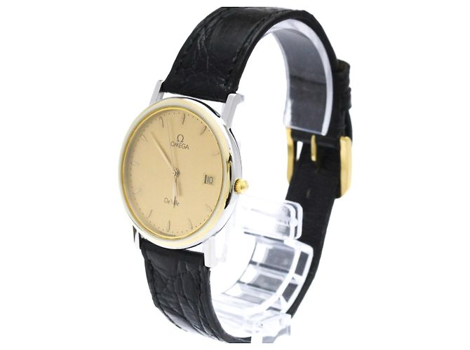 Orologio da polso OMEGA De Ville Quartz placcato oro - vista 2
